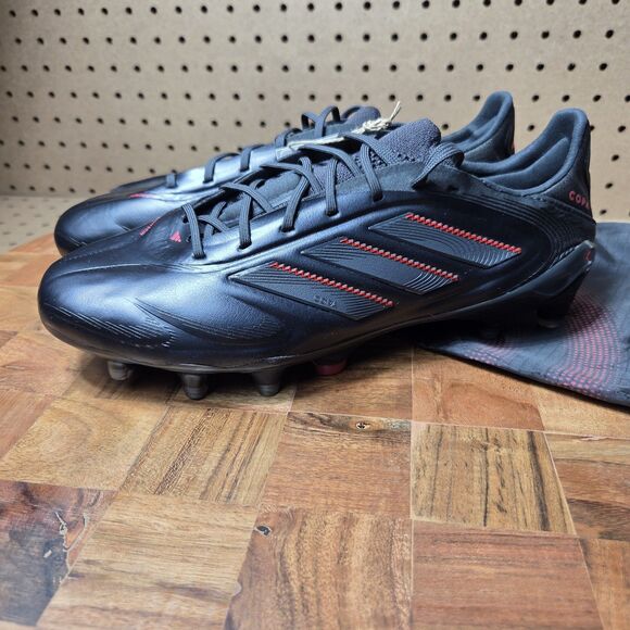 New Adidas COPA PURE 3 ELITE FG Core Black/Carbon/Lucid Red ID9041 Sz 7 US Men - Picture 2 of 15